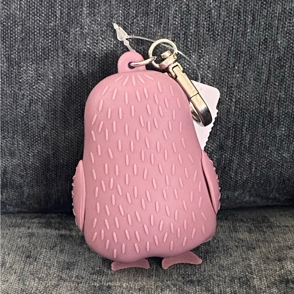 Bath And Body Works Owl With Pecan Pie Pocketbac Hand Sanitizer Holder Keychain - Picture 3 of 4